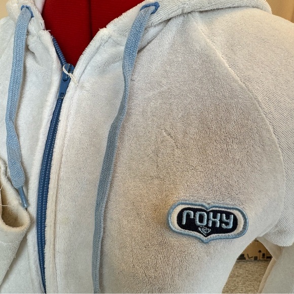 Roxy zip up sweater. size medium - Picture 4 of 8